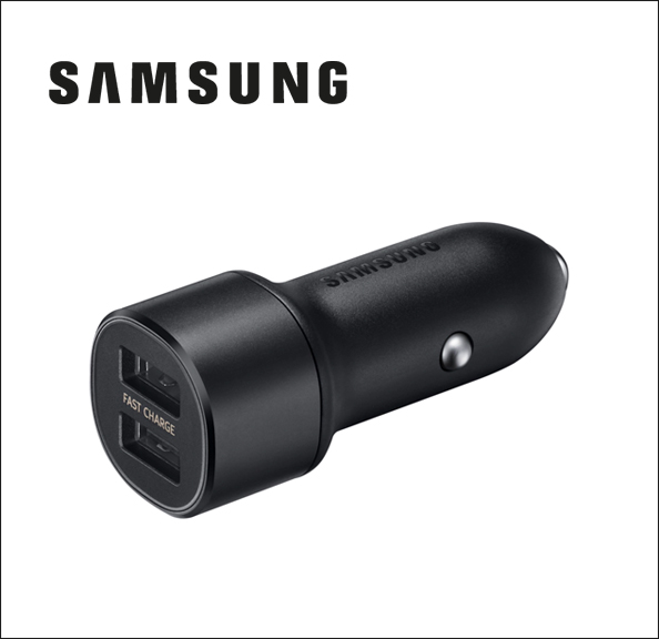 Samsung EP-L1100 Car power adapter - 15 Watt - 2 A - FC - 2 output connectors (USB) 