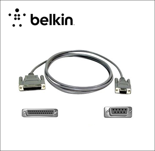 Belkin Serial cable - DB-25 (F) to DB-9 (F) - 6 ft - molded 