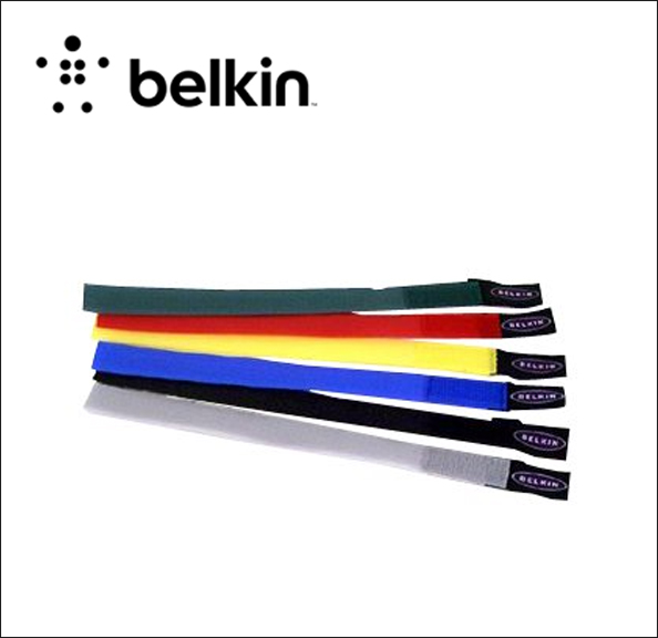 Belkin Cable tie - 8 in - gray, black, blue, yellow, red, green (pack of 6)  microsoft, license, microsoft open license, open license,olp,Software Assurance