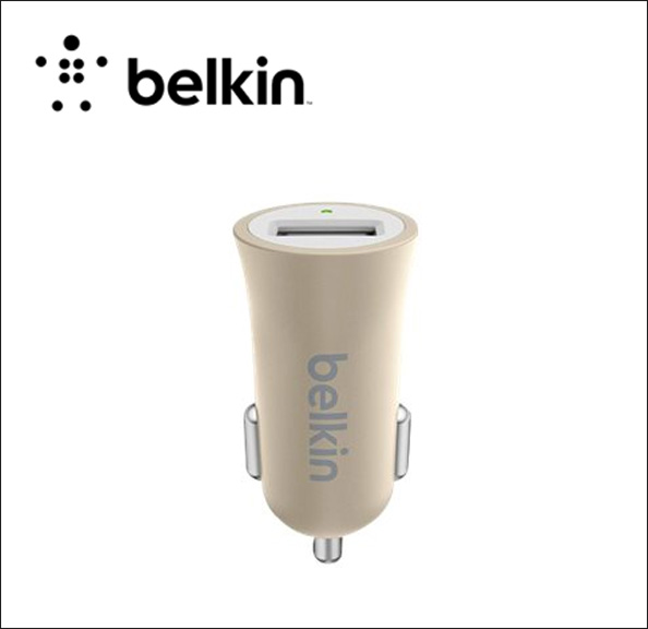 Belkin MIXIT Car Charger Car power adapter - 2.4 A (USB) - gold 
