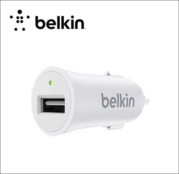 Belkin MIXIT Car Charger Car power adapter - 2.4 A (USB) - white 
