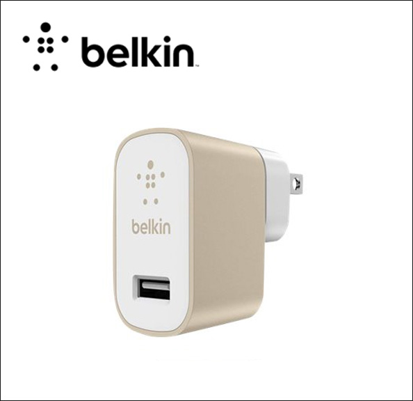 Belkin MIXIT Home Charger Power adapter - 2.4 A (USB) - gold 