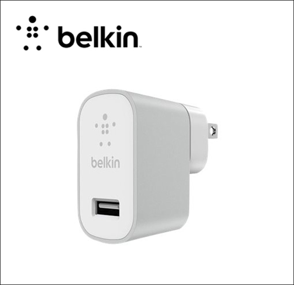 Belkin MIXIT Home Charger Power adapter - 2.4 A (USB) - silver 
