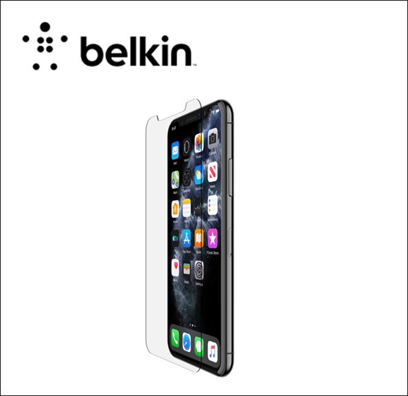 Belkin ScreenForce Tempered Glass Screen protector for cellular phone - glass - for Apple iPhone 11 Pro 