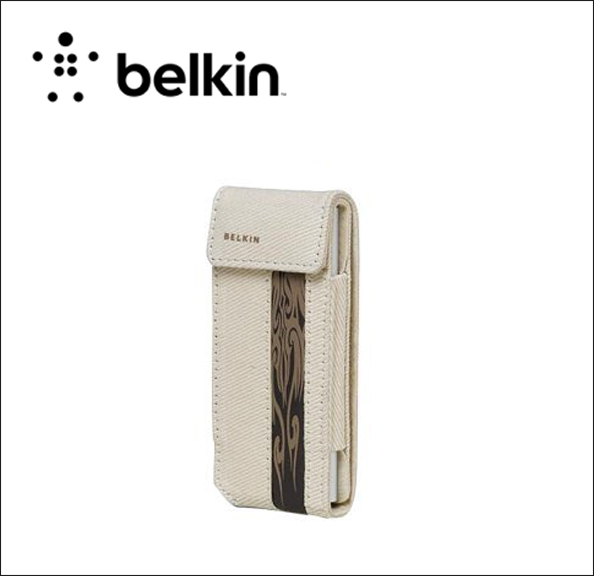 Belkin Canvas Flip Case for iPod nano Case for player - canvas - brown, taupe - for Apple iPod nano (2G) 