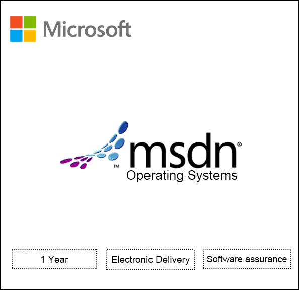 Microsoft MSDN Operating Systems Software assurance - 1 PC - Open Value - additional product, 1 Year Acquired Year 1 - Win - All Languages Software Assurance,Subscription License,Software Licensing