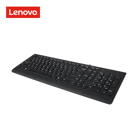 Lenovo 300 Keyboard - USB - US - for IdeaCentre AIO 3 24; 3 27; 5 24; 5 27; IdeaCentre G5 14AMR05; ThinkBook Plus G2 ITG 