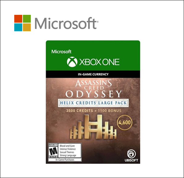 Assassins Creed Odyssey: Helix Credits Large Pack Xbox virtual currency - 4600 credits - download - ESD Software Assurance,Subscription License,Software Licensing