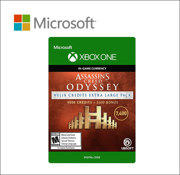 Assassins Creed Odyssey: Helix Credits Extra Large Pack Xbox virtual currency - 7400 credits - download - ESD Software Assurance,Subscription License,Software Licensing