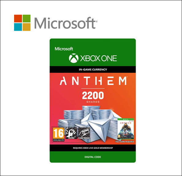 Anthem Xbox virtual currency - 2200 shards - download - ESD Software Assurance,Subscription License,Software Licensing