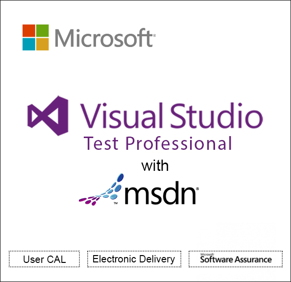 Microsoft Visual Studio Test Professional with MSDN Software assurance - 1 user - Open Value - additional product, 3 Year Acquired Year 1 - Win - All Languages Software Assurance,Software Licensing
