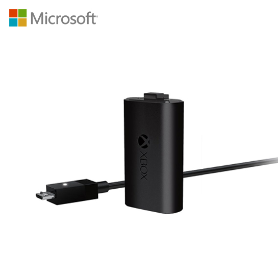 Microsoft Xbox One Play and Charge Kit Battery charger + AC power adapter + battery - Li-Ion - for Xbox One, Xbox One S, Xbox One X 