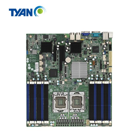 Tyan S7016WGM3NR Motherboard - extended ATX - LGA1366 Socket - 2 CPUs supported - i5520 - 3 x Gigabit LAN - onboard graphics 