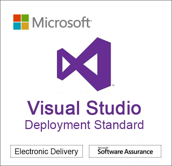Microsoft Visual Studio Deployment Standard License & software assurance - 2 processors - Open Value Subscription - level C - additional product, annual fee - Win - All Languages Subscription License,Software Assurance,Software Licensing