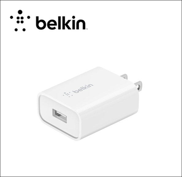 Belkin BOOST CHARGE Power adapter - 18 Watt - QC 3.0 (USB) - white 