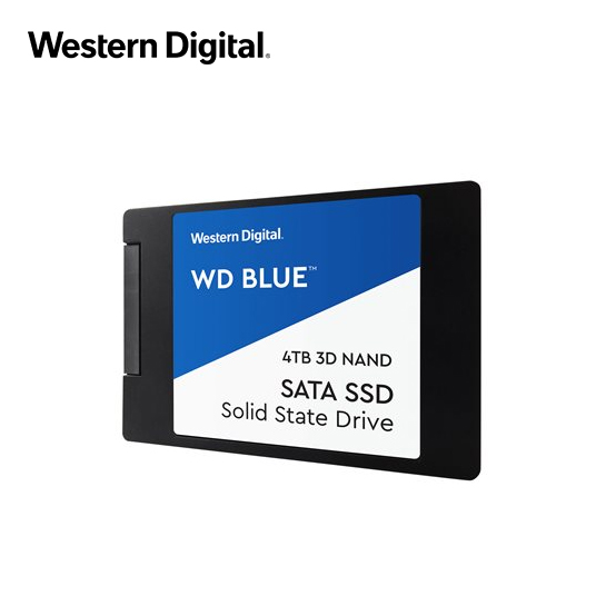 WD Blue 3D NAND SATA SSD WDS400T2B0A Solid state drive - 4 TB - internal - 2.5" - SATA 6Gb/s 