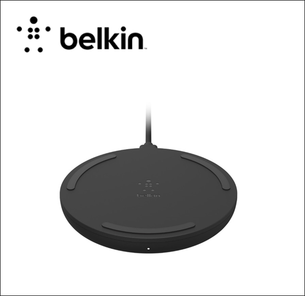 Belkin BOOST CHARGE Wireless charging pad + AC power adapter - 15 Watt - black 