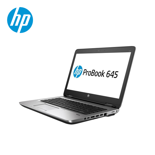 HP ProBook 645 G2 A6 PRO-8500B / 1.6 GHz - Win 10 Pro 64-bit - 4 GB RAM - 500 GB HDD - DVD SuperMulti - 14" 1366 x 768 (HD) - Radeon R5 - Wi-Fi 5, Bluetooth - kbd: US 